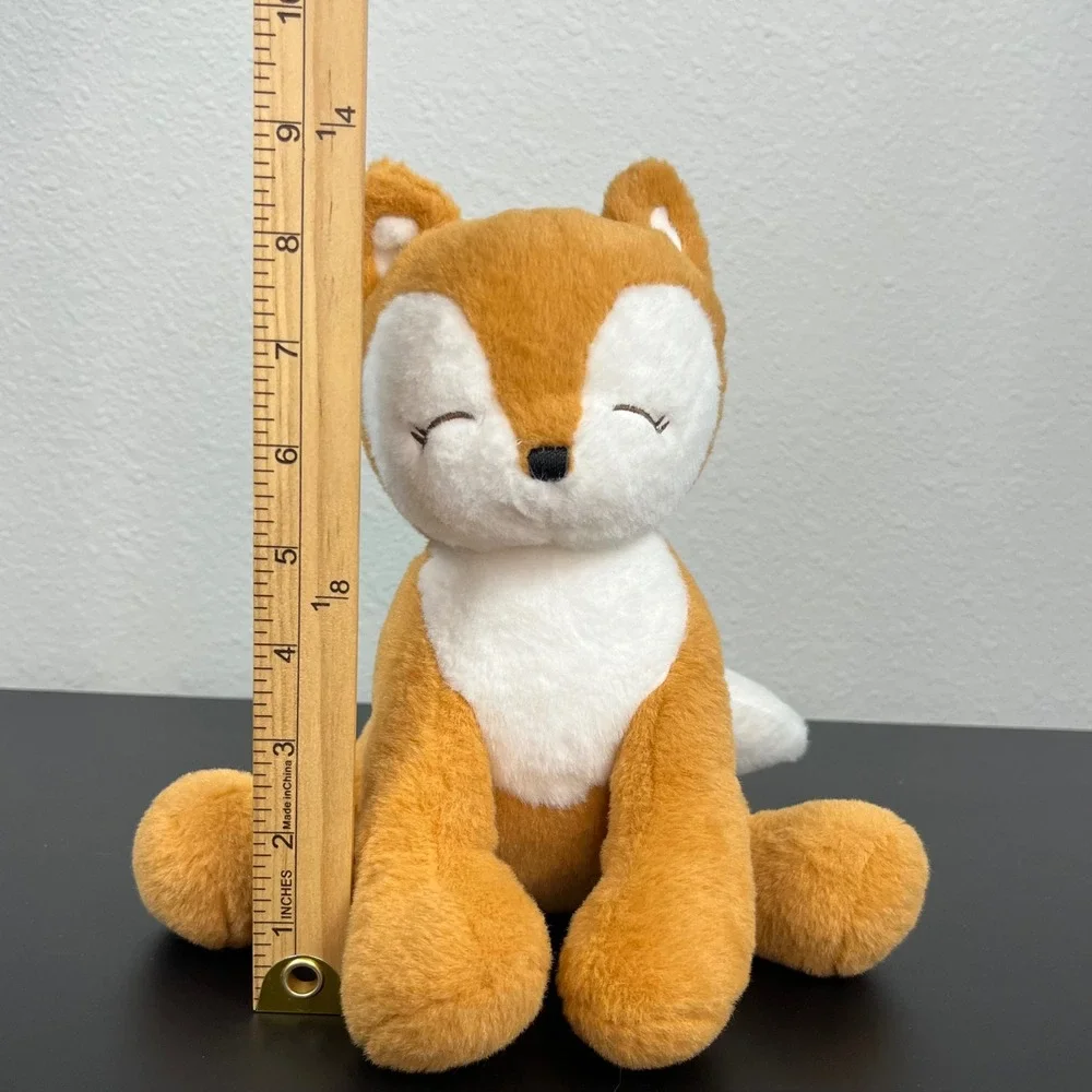 Gund Starting Out Orange Fox Plush Sleepy Eyes Stuffed Animal Nursery Lovey RARE